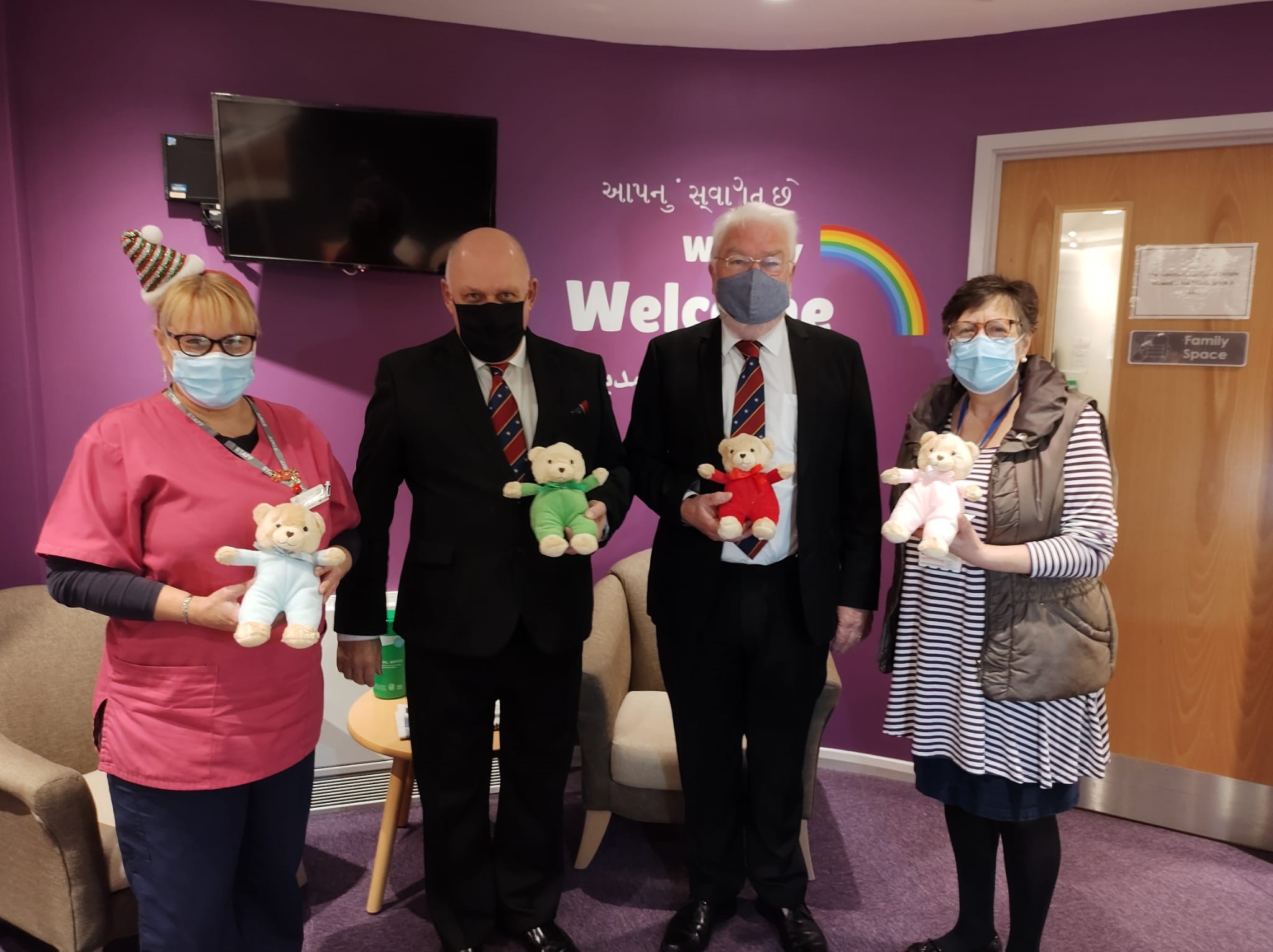 Freemasons teddy donation