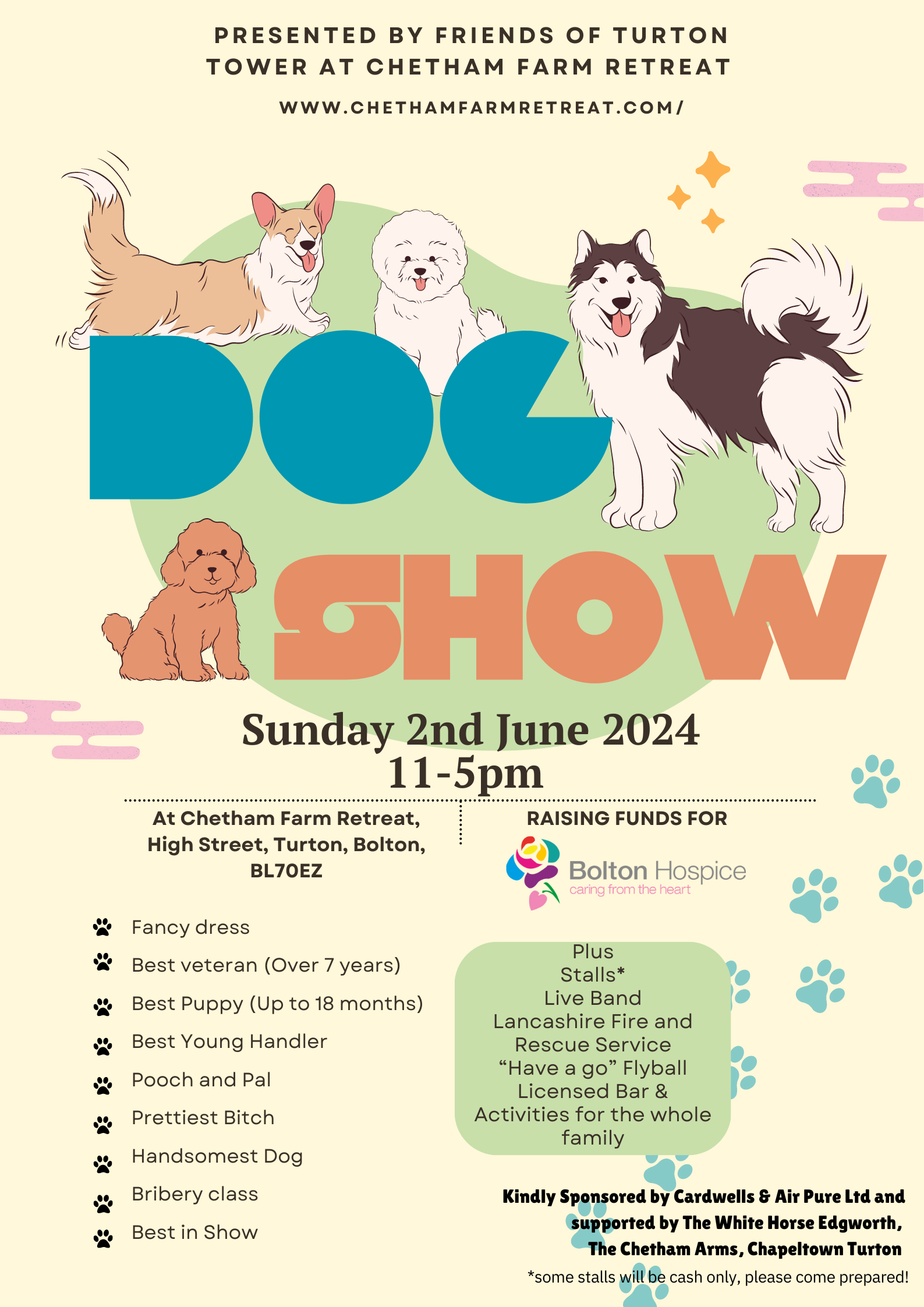 Dog show poster