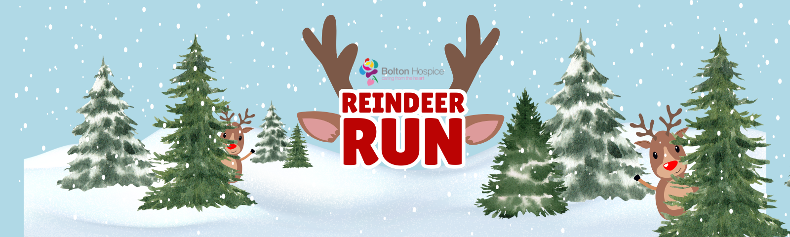 Reindeer run banner