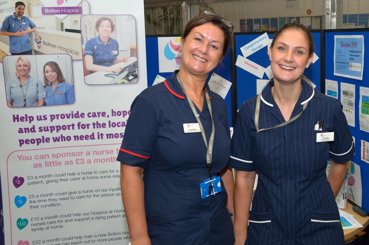 Two clinical staff members