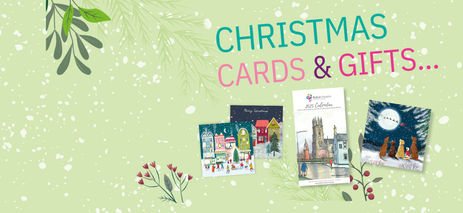 Christmas cards and gifts